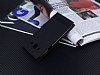 Samsung Galaxy J3 Gizli Mknatsl Yan Kapakl Siyah Deri Klf - Resim: 2