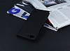 Vodafone Smart 6 Gizli Mknatsl Pencereli Siyah Deri Klf - Resim: 2