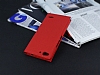 Vodafone Smart 6 Gizli Mıknatıslı Pencereli Kırmızı Deri Kılıf - Resim: 2