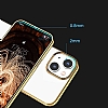 Eiroo Pixel iPhone 13 Mini Siyah Rubber Klf - Resim: 5