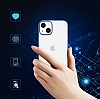 Eiroo Pixel iPhone 13 Mini Krmz Rubber Klf - Resim 6