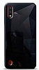 Eiroo Prizma Samsung Galaxy A01 Siyah Rubber Klf