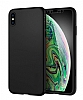 Eiroo Protect Fit 2 iPhone XS Max 360 Derece Koruma Siyah Rubber Klf + Cam - Resim: 1