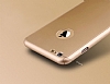 Zore GKK Ays iPhone 6 Plus / 6S Plus 360 Derece Koruma Rose Gold Rubber Klf - Resim 7