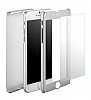 Eiroo Protect Fit iPhone 6 Plus / 6S Plus 360 Derece Koruma Silver Rubber Klf - Resim: 2