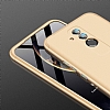 Eiroo Protect Fit Huawei Mate 20 Lite 360 Derece Koruma Gold Rubber Klf - Resim: 1