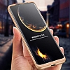 Zore GKK Ays Huawei Mate 20 Pro 360 Derece Koruma Gold Rubber Klf - Resim: 3