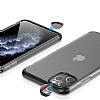 Zore GKK Ays iPhone 11 Pro Max 360 Derece Koruma effaf Siyah Rubber Klf - Resim: 4