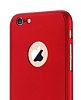 Eiroo Protect Fit iPhone 6 / 6S 360 Derece Koruma Krmz Rubber Klf - Resim 10