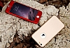 Eiroo Protect Fit iPhone 6 / 6S 360 Derece Koruma Krmz Rubber Klf - Resim 5