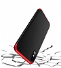 Zore GKK Ays iPhone XS Max 360 Derece Koruma Krmz-Siyah Rubber Klf - Resim: 1