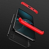 Zore GKK Ays Realme 6 Pro 360 Derece Koruma Lacivert-Siyah Rubber Klf - Resim: 3