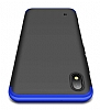 Eiroo Protect Fit Samsung Galaxy A10 360 Derece Koruma Lacivert-Siyah Rubber Klf - Resim: 2