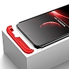 Zore GKK Ays Samsung Galaxy A21s 360 Derece Koruma Krmz-Siyah Rubber Klf - Resim: 2