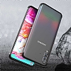 Zore GKK Ays Samsung Galaxy A70 360 Derece Koruma effaf Krmz Rubber Klf - Resim: 4