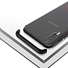 Zore GKK Ays Samsung Galaxy A70 360 Derece Koruma effaf Siyah Rubber Klf - Resim 3
