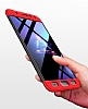 Zore GKK Ays Samsung Galaxy J7 Duo 360 Derece Koruma Siyah-Krmz Rubber Klf - Resim 5
