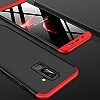 Zore GKK Ays Samsung Galaxy J8 360 Derece Koruma Siyah Rubber Klf - Resim: 2