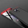 Zore GKK Ays Samsung Galaxy J8 360 Derece Koruma Siyah-Krmz Rubber Klf - Resim: 5