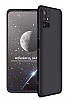 Zore GKK Ays Samsung Galaxy M51 360 Derece Koruma Siyah Rubber Klf