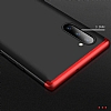 Zore GKK Ays Samsung Galaxy Note 10 360 Derece Koruma Krmz-Siyah Rubber Klf - Resim 3