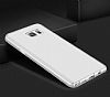 Zore GKK Ays Samsung Galaxy Note 5 360 Derece Koruma Silver Rubber Klf - Resim 2
