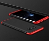 Zore GKK Ays Samsung Galaxy Note 8 360 Derece Koruma Siyah-Krmz Rubber Klf - Resim: 4