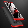 Zore GKK Ays Samsung Galaxy Note 9 360 Derece Koruma Siyah-Krmz Rubber Klf - Resim: 1