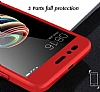 Eiroo Protect Fit Xiaomi Mi 5X / Mi A1 360 Derece Koruma Krmz Rubber Klf - Resim 2