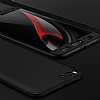 Zore GKK Ays Xiaomi Mi 6 360 Derece Koruma Siyah Rubber Klf - Resim 1