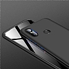 Eiroo Protect Fit Xiaomi Mi 8 SE 360 Derece Koruma Siyah-Lacivert Rubber Klf - Resim: 2