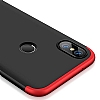 Zore GKK Ays Xiaomi Mi A2 / Mi 6X 360 Derece Koruma Siyah Rubber Klf - Resim: 1