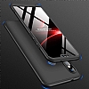 Zore GKK Ays Xiaomi Mi A2 Lite 360 Derece Koruma Siyah-Krmz Rubber Klf - Resim: 3