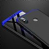 Eiroo Protect Fit Xiaomi Mi Max 3 360 Derece Koruma Lacivert-Siyah Rubber Klf - Resim 2