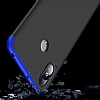 Eiroo Protect Fit Xiaomi Mi Max 3 360 Derece Koruma Lacivert-Siyah Rubber Klf - Resim 1