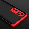 Zore GKK Ays Xiaomi Mi Note 10 Lite 360 Derece Koruma Mavi-Siyah Rubber Klf - Resim: 2