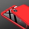 Eiroo Protect Fit Xiaomi Redmi 7A 360 Derece Koruma Krmz-Siyah Rubber Klf - Resim: 3