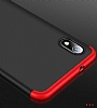 Zore GKK Ays Xiaomi Redmi 7A 360 Derece Koruma Krmz-Siyah Rubber Klf - Resim 6