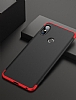 Eiroo Protect Fit Xiaomi Redmi Note 5 Pro 360 Derece Koruma Siyah-Lacivert Rubber Klf - Resim: 1