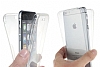Eiroo Protection iPhone 7 / 8 360 Derece Koruma effaf Gold Silikon Klf - Resim 9