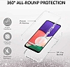 Eiroo Protection Samsung Galaxy A22 4G 360 Derece Koruma effaf Silikon Klf - Resim: 2