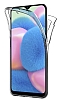 Eiroo Protection Samsung Galaxy A31 360 Derece Koruma effaf Silikon Klf