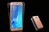 Eiroo Protection Samsung Galaxy J5 360 Derece Koruma effaf Silikon Klf - Resim: 2