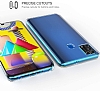 Eiroo Protection Samsung Galaxy M31 360 Derece Koruma effaf Silikon Klf - Resim: 2