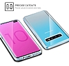 Eiroo Protection Samsung Galaxy S10 Plus 360 Derece Koruma effaf Silikon Klf - Resim: 1