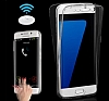Eiroo Protection Samsung Galaxy S7 Edge 360 Derece Koruma effaf Silikon Klf - Resim: 3