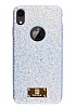 Eiroo Puloka iPhone X / XS Iltl Mavi Silikon Klf
