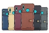 Eiroo Purse Samsung Galaxy A50 Czdanl Bordo Rubber Klf - Resim: 2