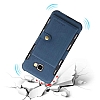 Eiroo Purse Samsung Galaxy J4 Plus Czdanl Lacivert Rubber Klf - Resim: 1