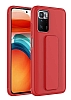 Eiroo Qstand Xiaomi Redmi 10 Krmz Silikon Klf